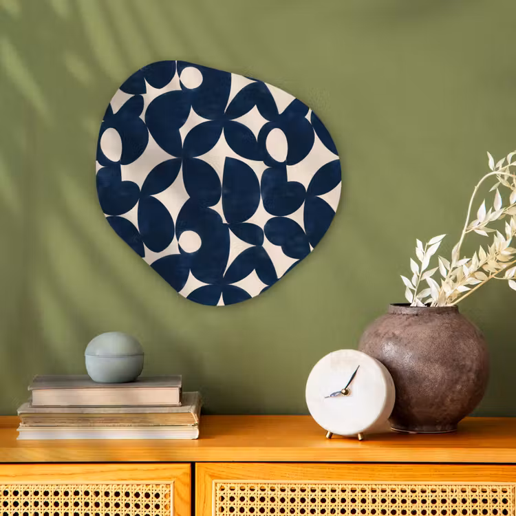 Organisch schilderij - Forex - Modern - Geometrisch - Blauw — 2
