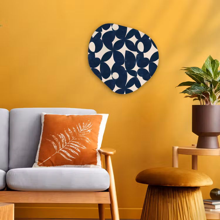 Organisch schilderij - Forex - Modern - Geometrisch - Blauw — 3