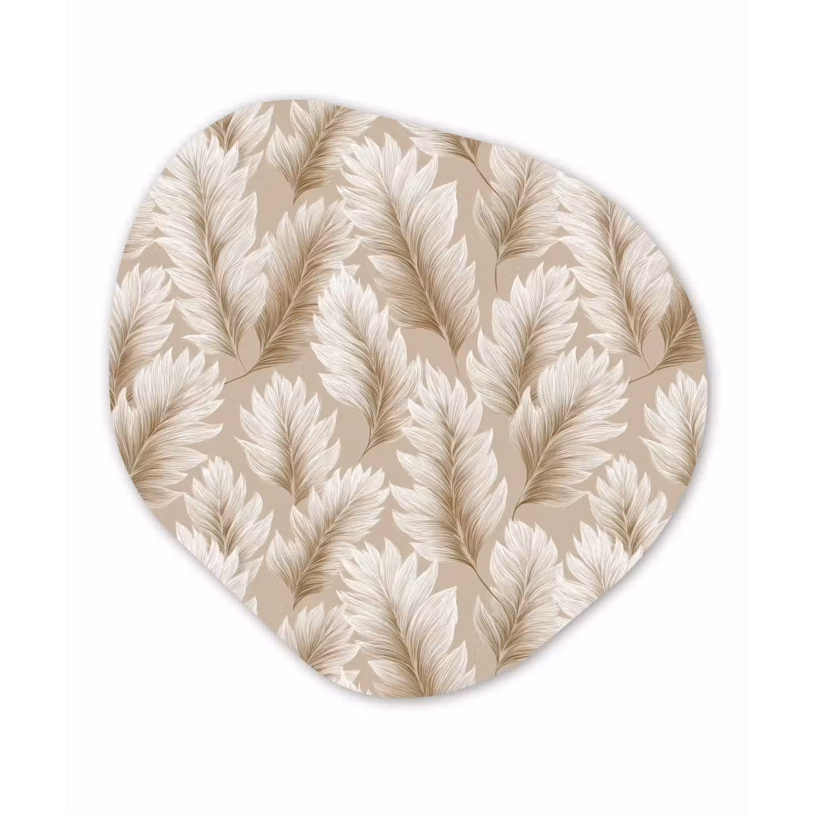 Organisch schilderij - Forex - Botanisch - Patroon - Beige — 1