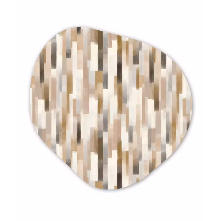 Organisch schilderij - Forex - Abstract - Patroon - Kwaststreken — 1