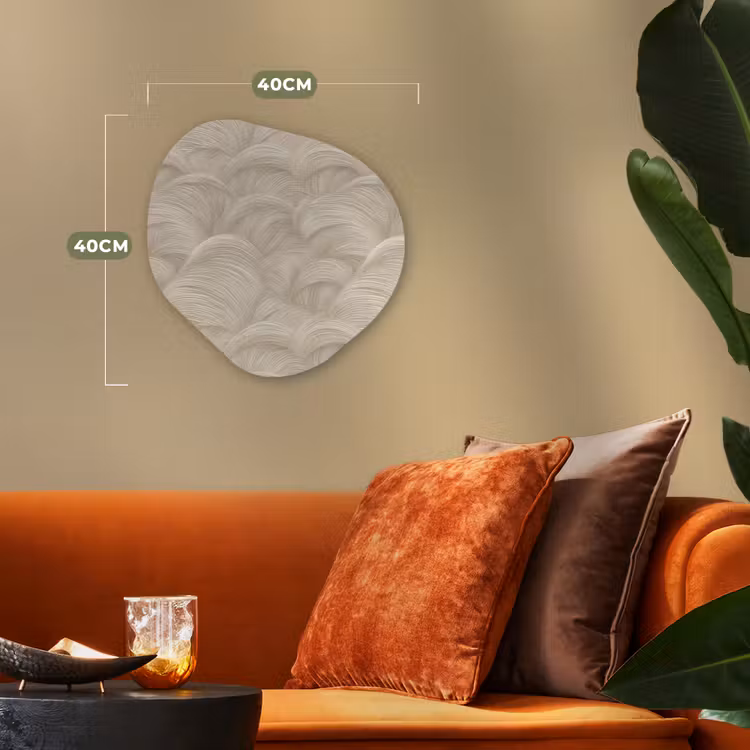 Organisch schilderij - Forex - Bogen - Patroon - Beige — 4