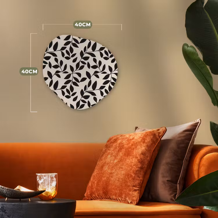 Organisch schilderij - Forex - Elegant - Patroon - Zwart - Beige — 4