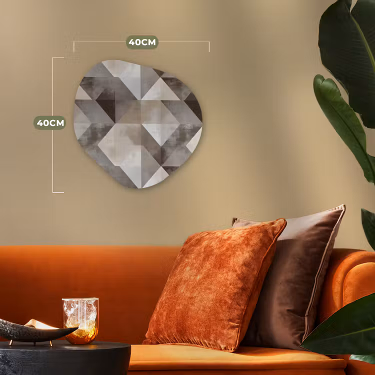 Organisch schilderij - Forex - Geometrisch - Motief - Aardetinten — 4