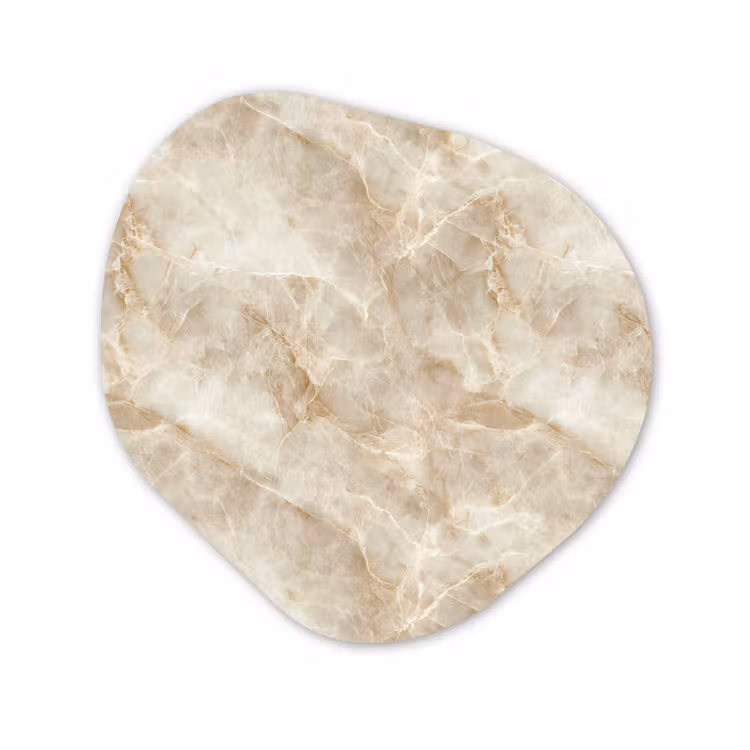 Organisch schilderij - Forex - Lichtbeige - Onyx - Subtiel — 1