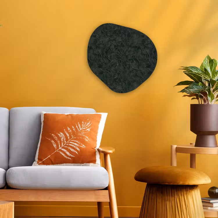 Organisch schilderij - Forex - Bloemen - Lijnen - Groen — 3