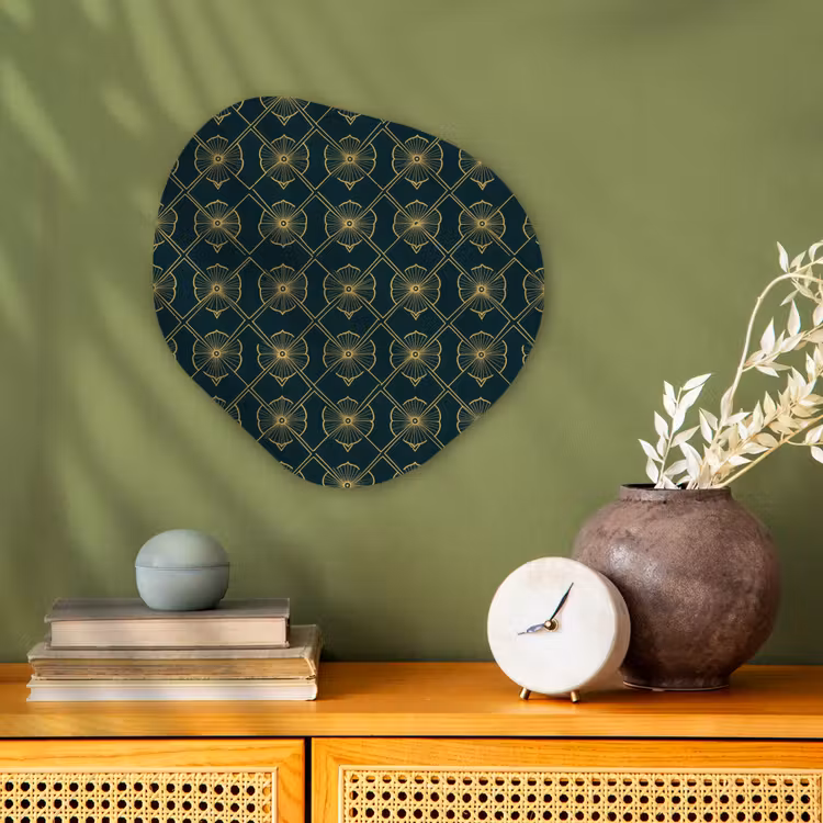 Organisch schilderij - Forex - Geometrisch - Elegant - Groen — 2