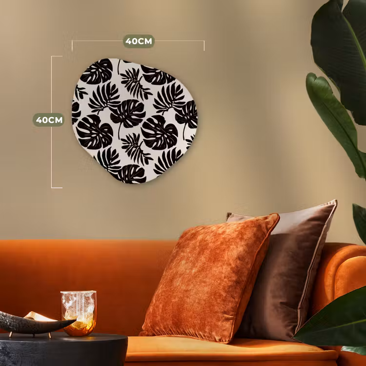 Organisch schilderij - Forex - Modern - Monstera - Zwart — 4