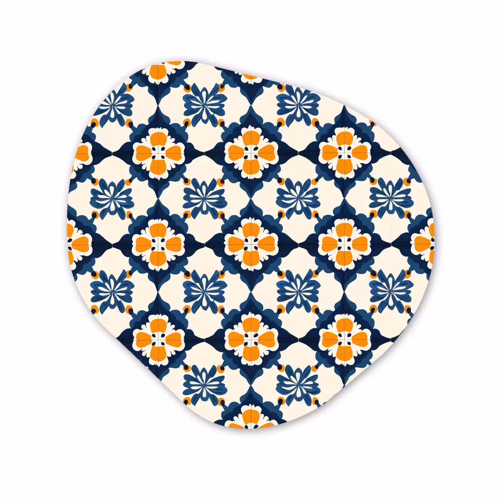 Organisch schilderij - Forex - Klassiek - Geometrisch - Blauw — 1