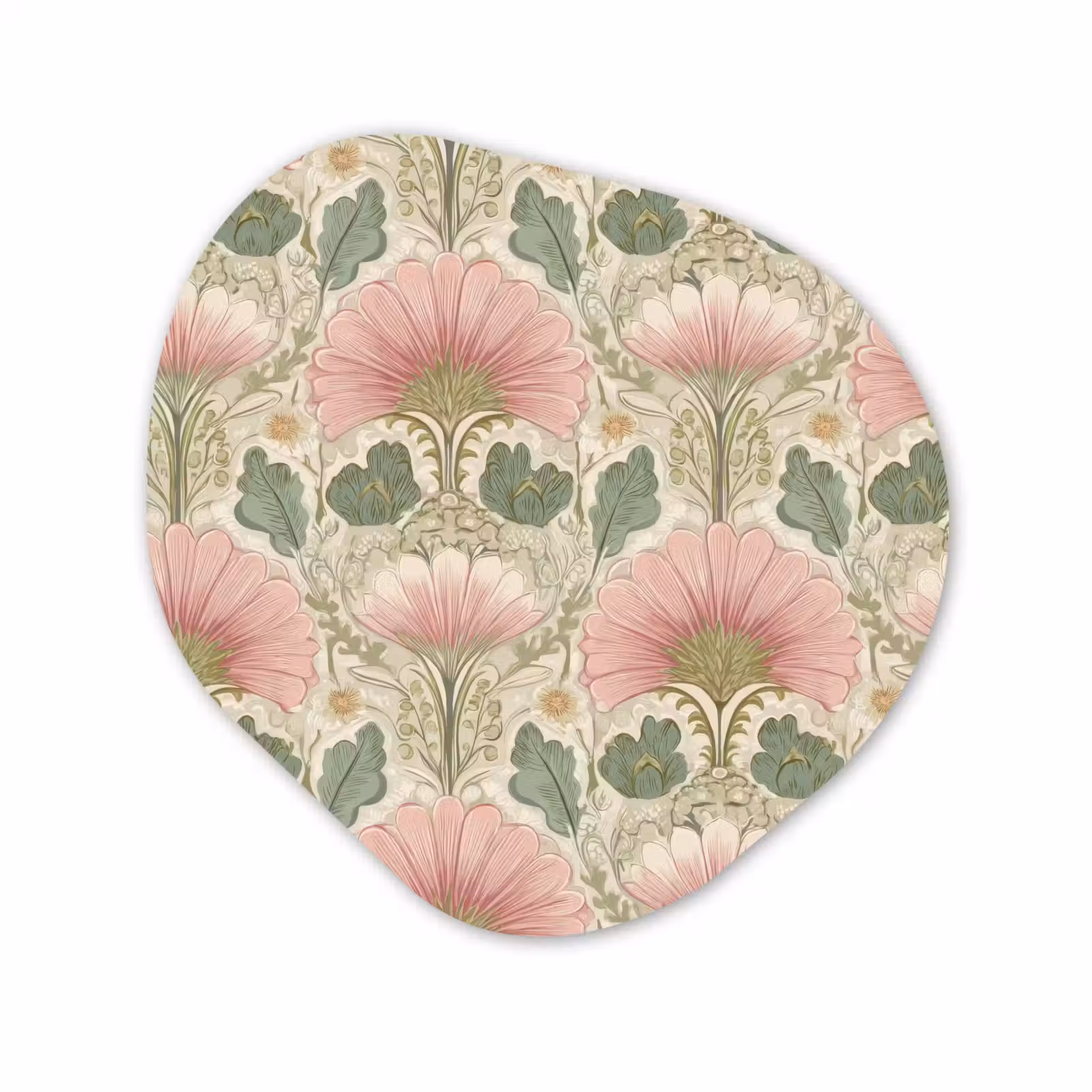 Organisch schilderij - Forex - Klassiek - Patroon - Roze — 1