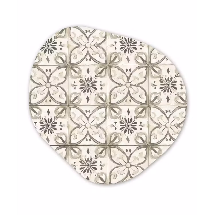 Organisch schilderij - Forex - Antiek - Tegel - Beige — 1