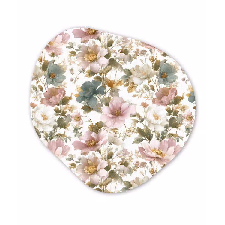 Organisch schilderij - Forex - Bloemen - Patroon - Pastel — 1