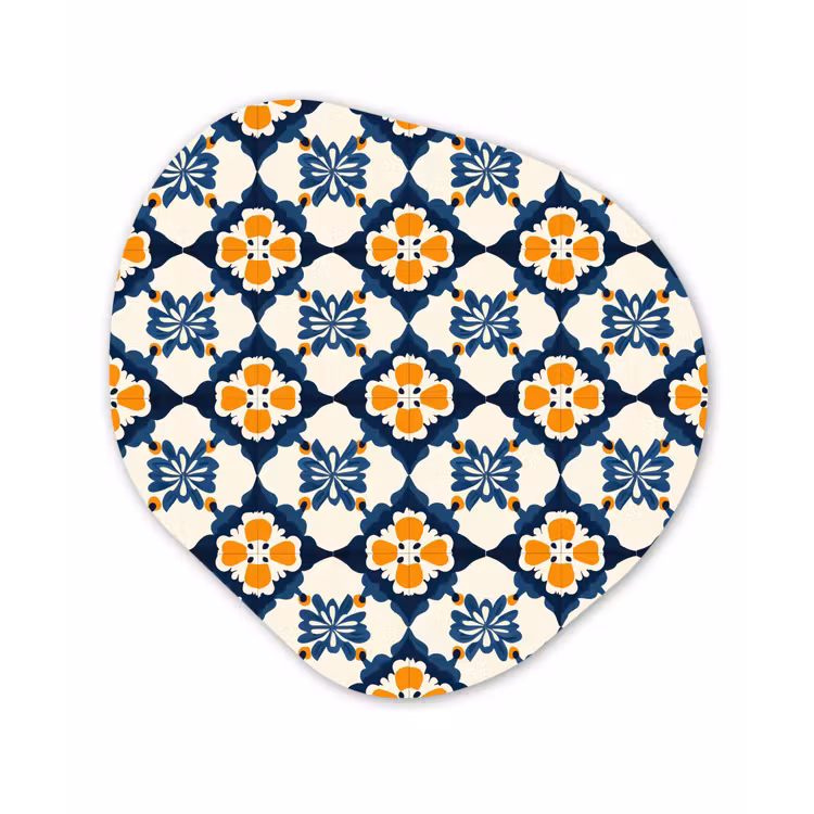 Organisch schilderij - Forex - Klassiek - Geometrisch - Blauw — 1