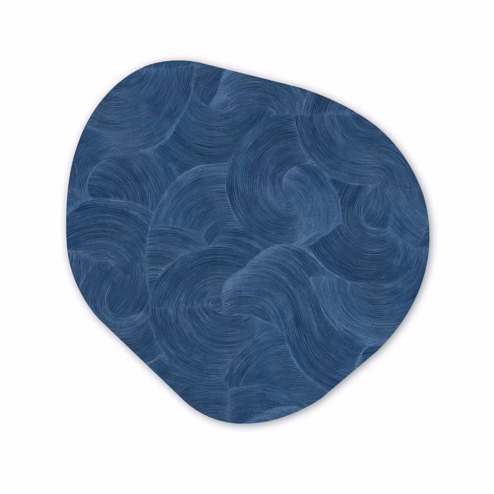 Organisch schilderij - Forex - Golven - Textuur - Patroon - Blauw — 1