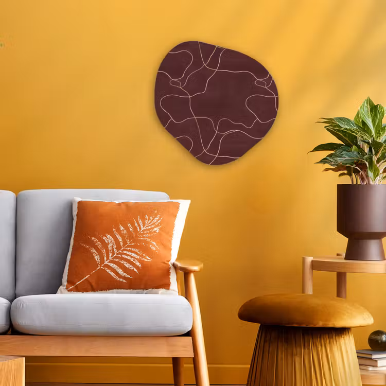 Organisch schilderij - Forex - Abstract - Modern - Bruin — 3