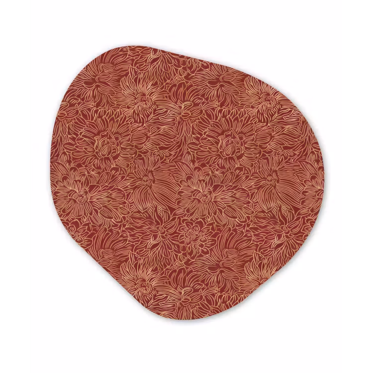 Organisch schilderij - Forex - Bloemen - Motief - Rood — 1