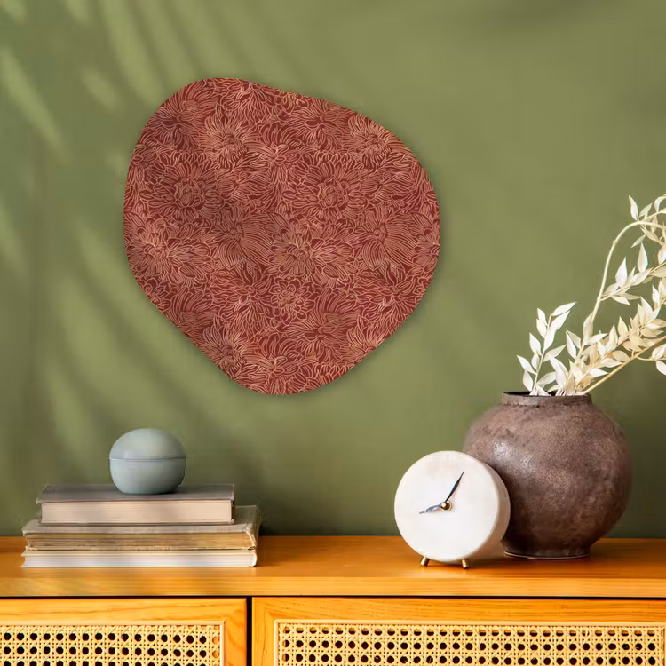 Organisch schilderij - Forex - Bloemen - Motief - Rood — 2