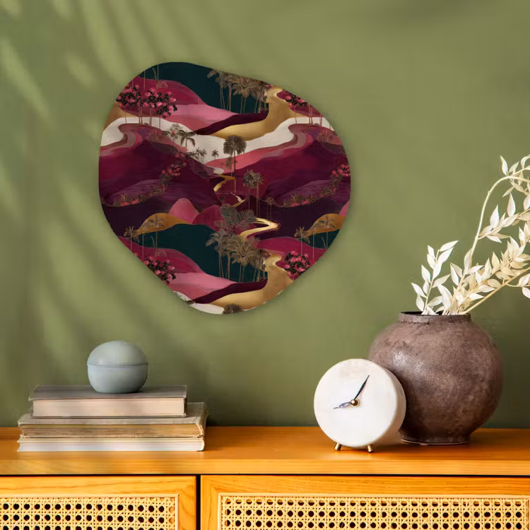 Organisch schilderij - Forex - Magisch - Palmbomen - Goud — 2