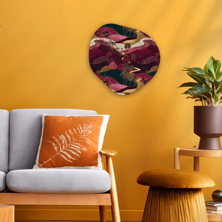 Organisch schilderij - Forex - Magisch - Palmbomen - Goud — 3