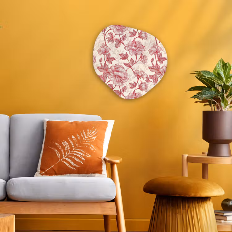 Organisch schilderij - Forex - Pioenrozen - Modern - Rood — 3