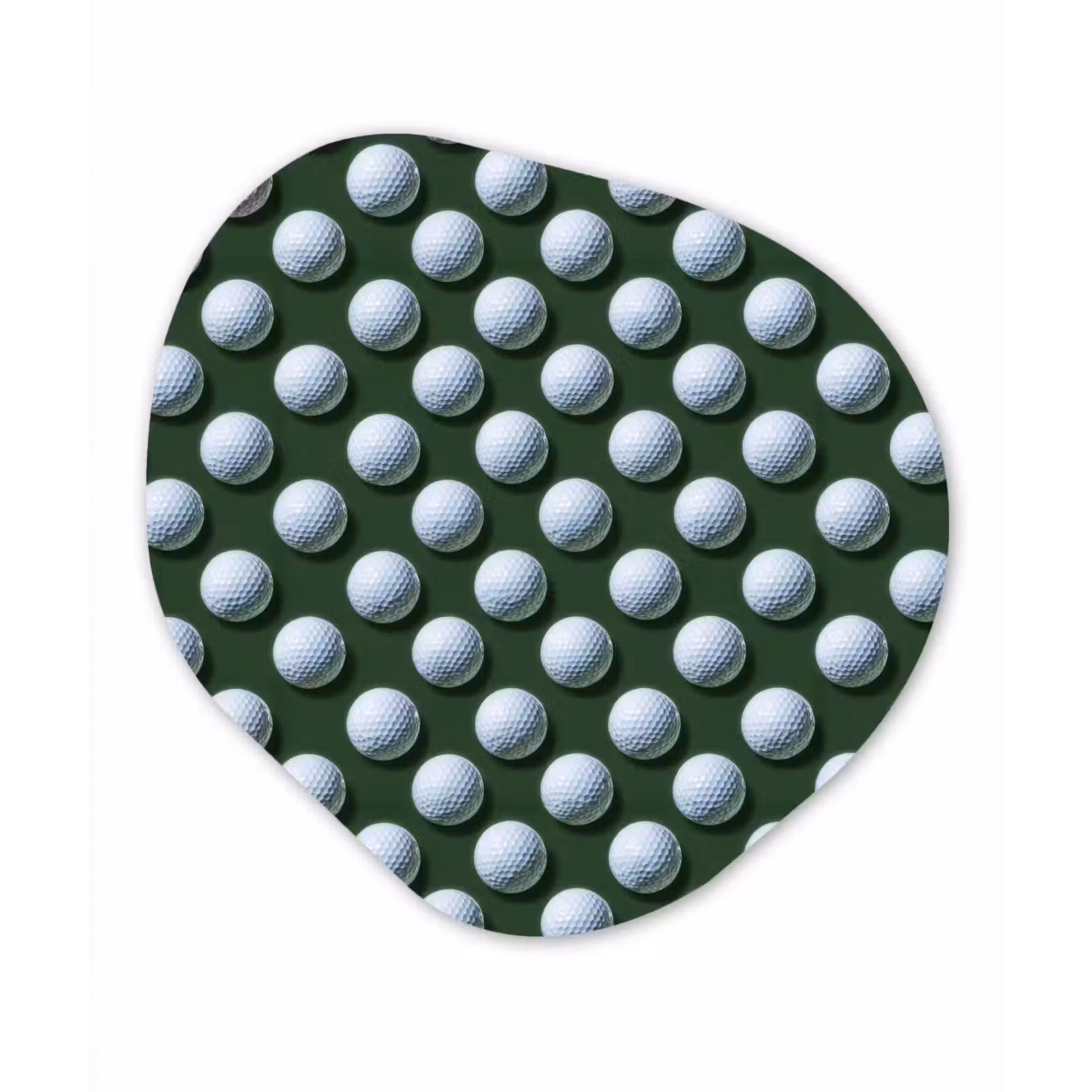 Organisch schilderij - Forex - Ballen - Golf - Groen — 1