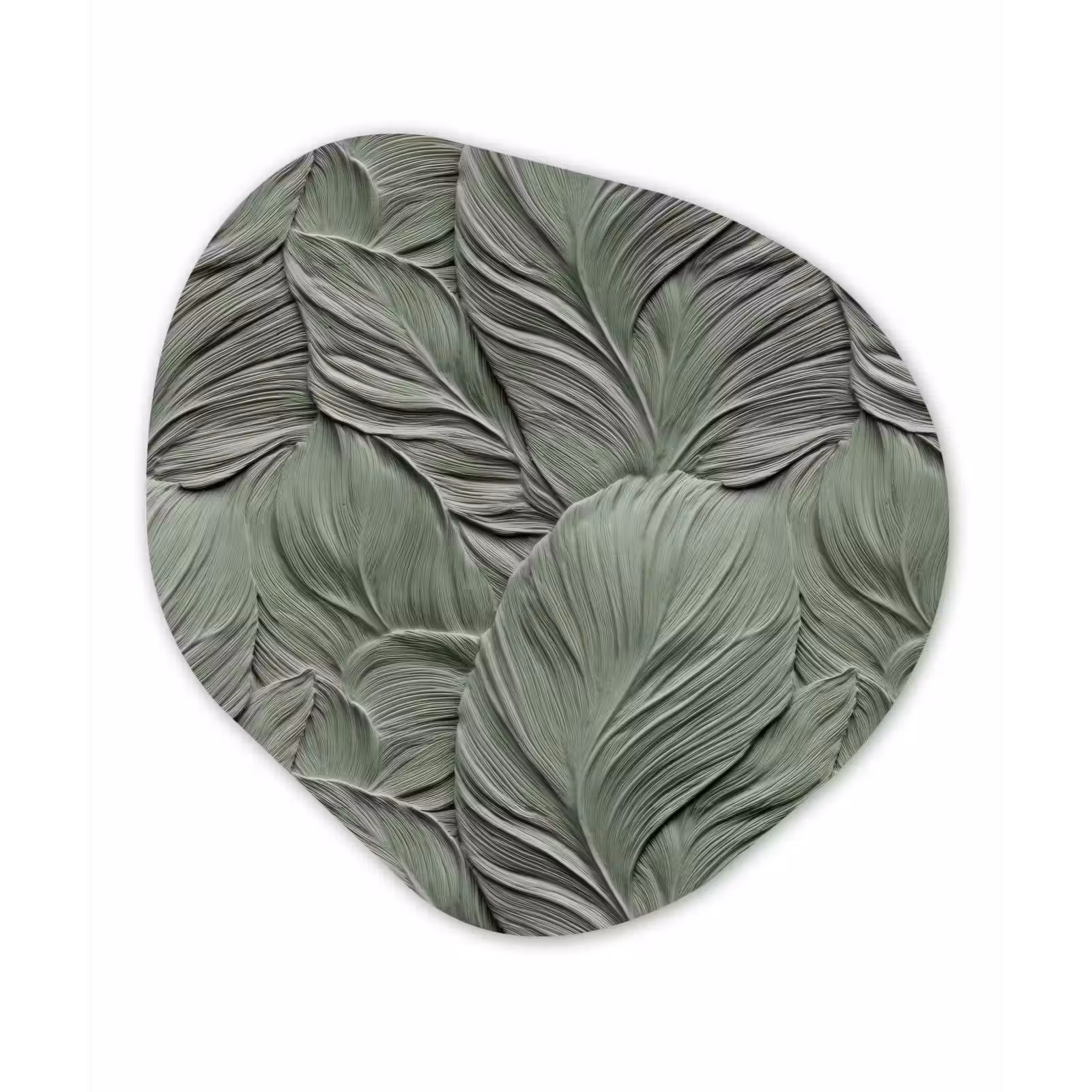 Organisch schilderij - Forex - Bladeren - Textuur - Groen — 1