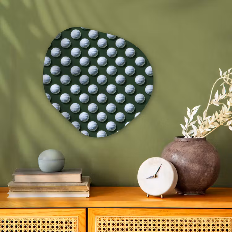 Organisch schilderij - Forex - Ballen - Golf - Groen — 2