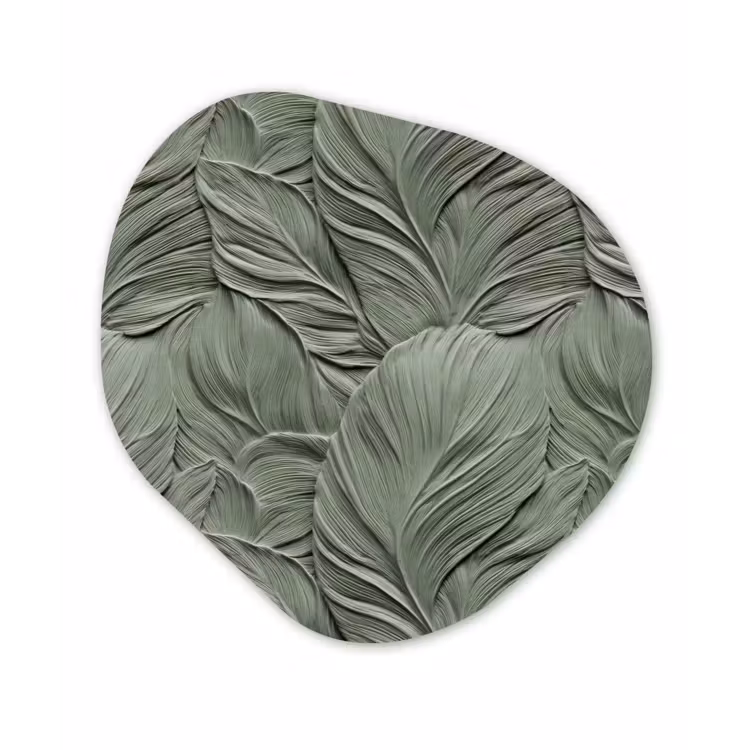 Organisch schilderij - Forex - Bladeren - Textuur - Groen — 1