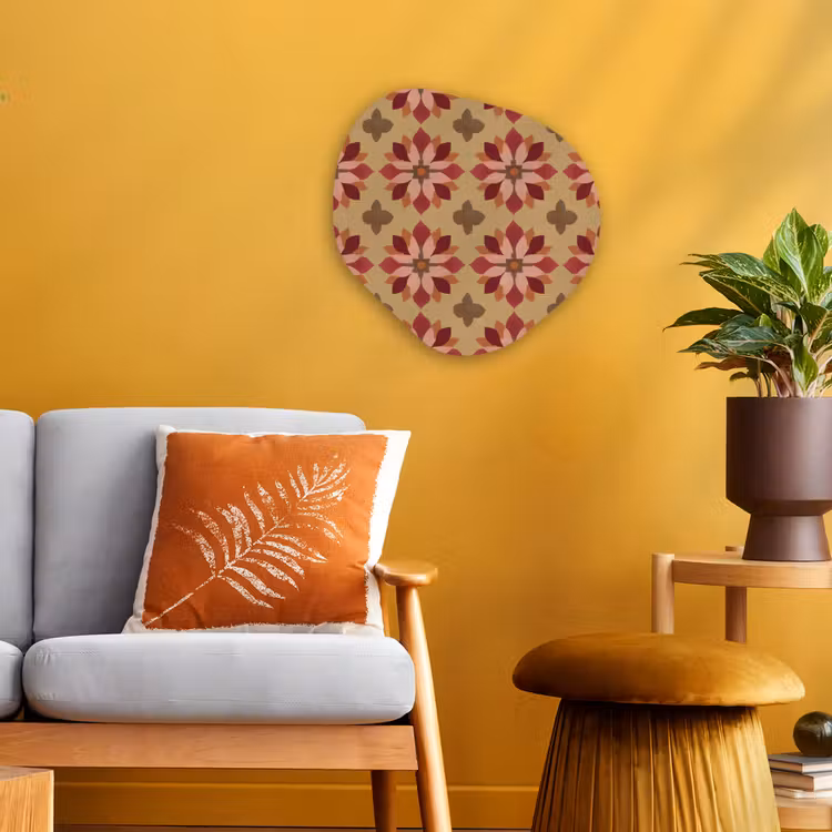Organisch schilderij - Forex - Bloemen - Retro - Groen — 3