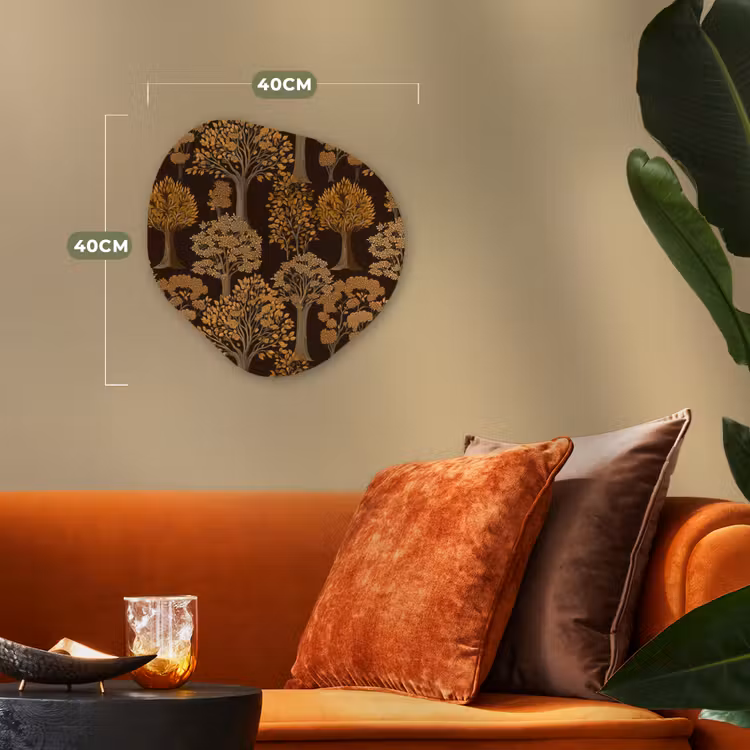 Organisch schilderij - Forex - Bomen - Patroon - Bruin — 4