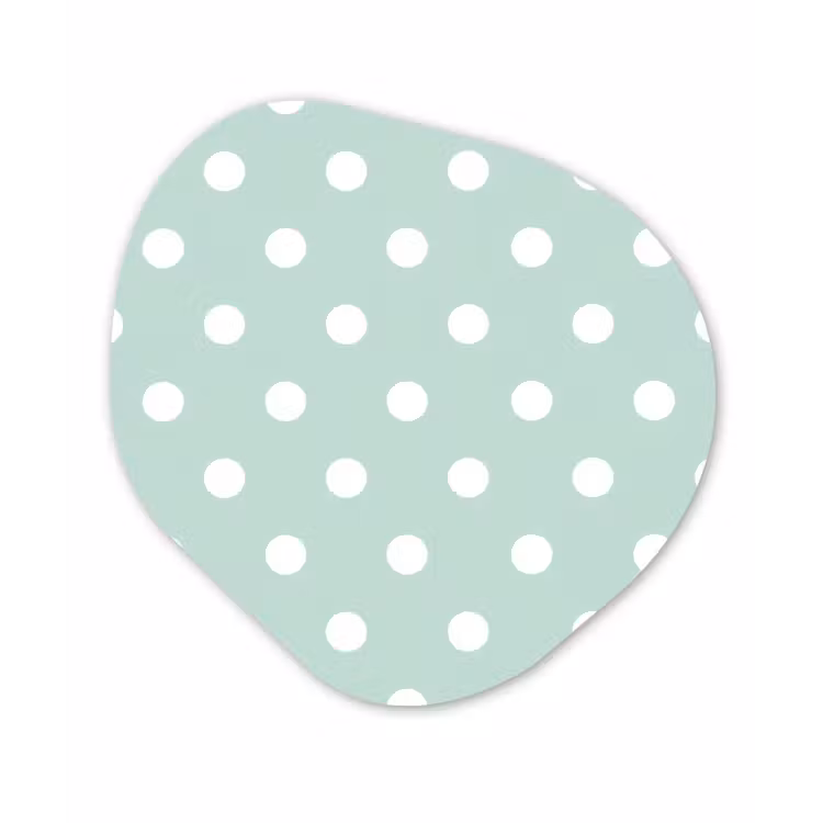 Organisch schilderij - Forex - Klassiek - Polka - Groen — 1