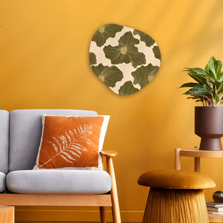 Organisch schilderij - Forex - Modern - Abstract - Groen — 3