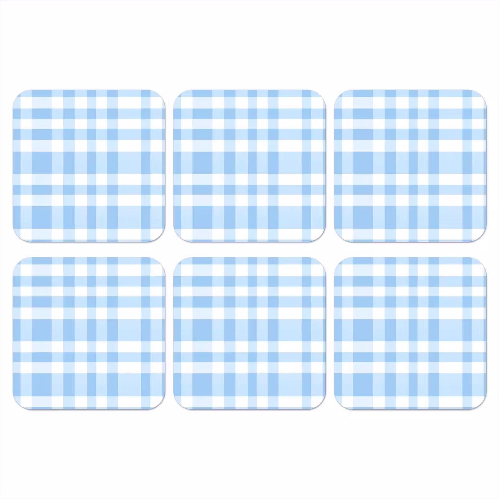 Onderzetter - Ruit - Patroon - Blauw — 1