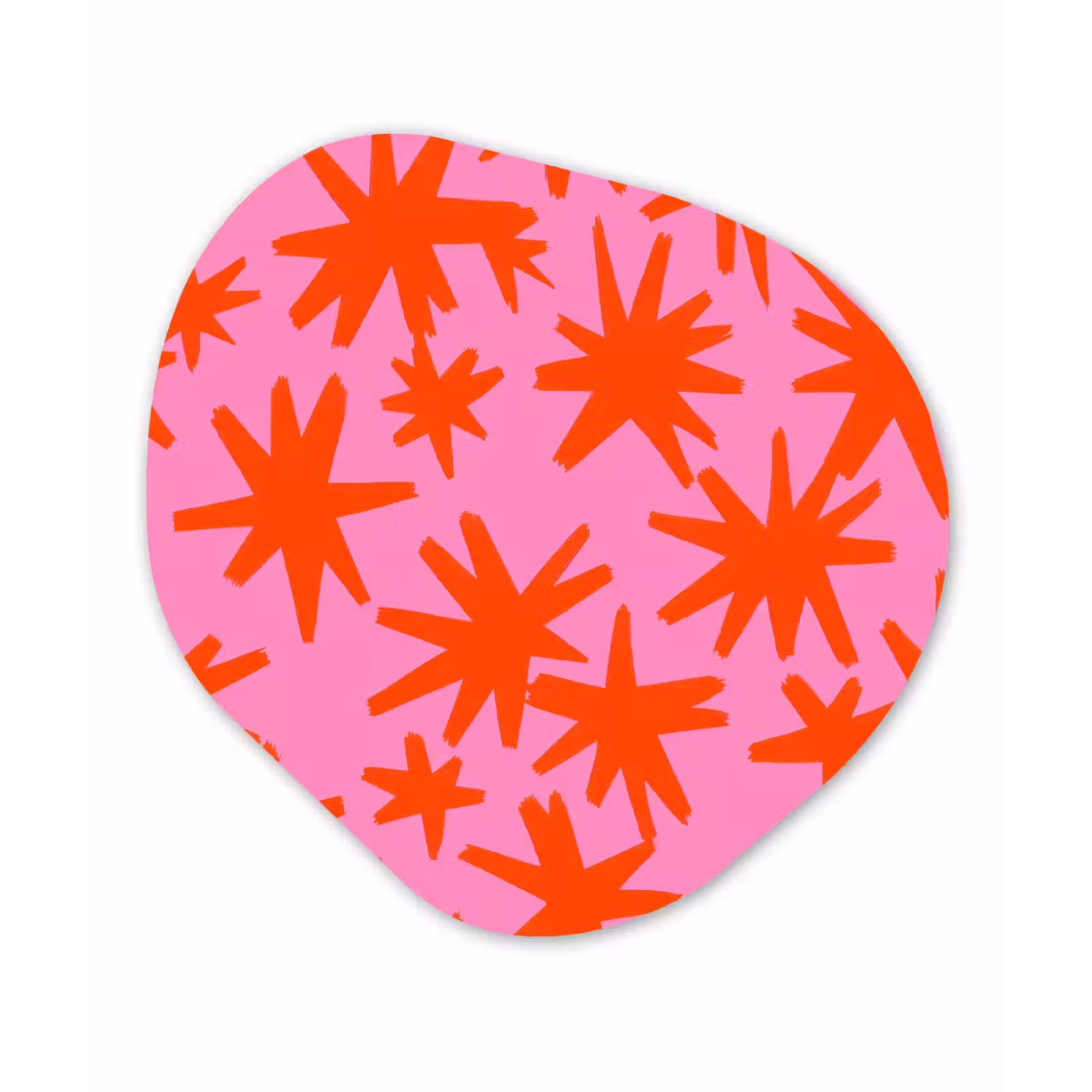 Organisch schilderij - Forex - Modern - Sterren - Roze — 1
