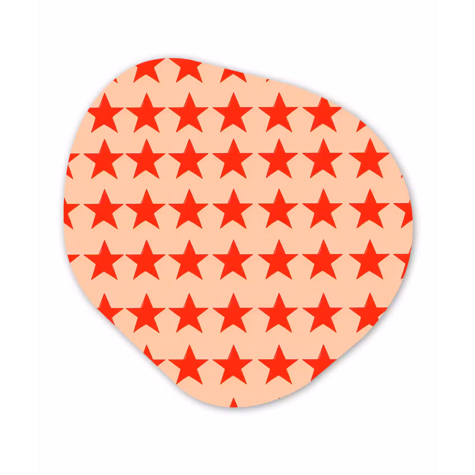Organisch schilderij - Forex - Patroon - Sterren - Rood — 1