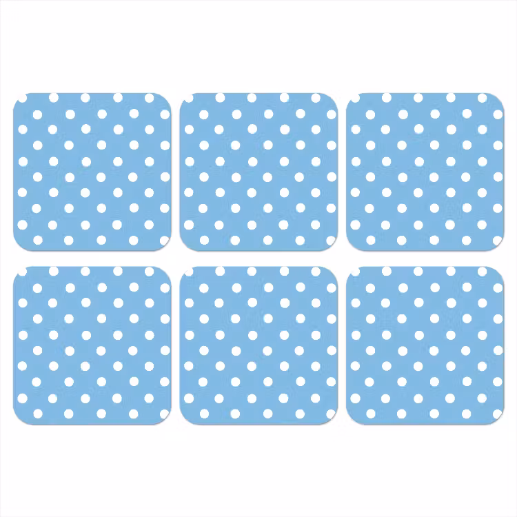 Onderzetter​ - Polka - Dots - Blauw — 1