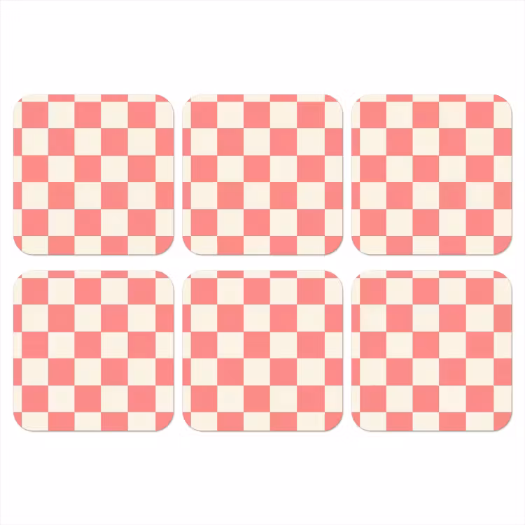 Onderzetter - Traditioneel - Patroon - Roze — 1