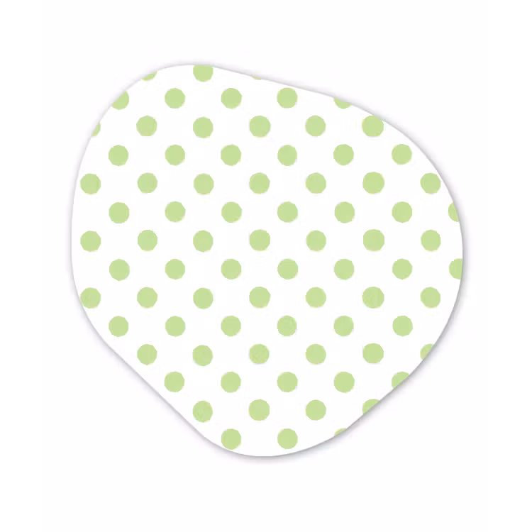 Organisch schilderij - Forex - Dots - Klassiek - Groen — 1