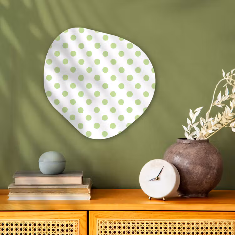 Organisch schilderij - Forex - Dots - Klassiek - Groen — 2