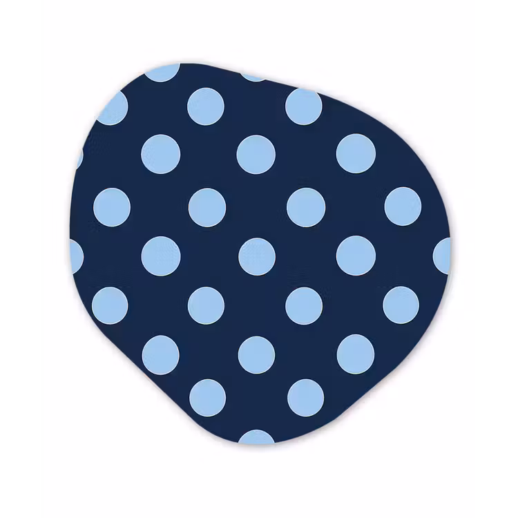 Organisch schilderij - Forex - Klassiek - Dots - Blauw — 1