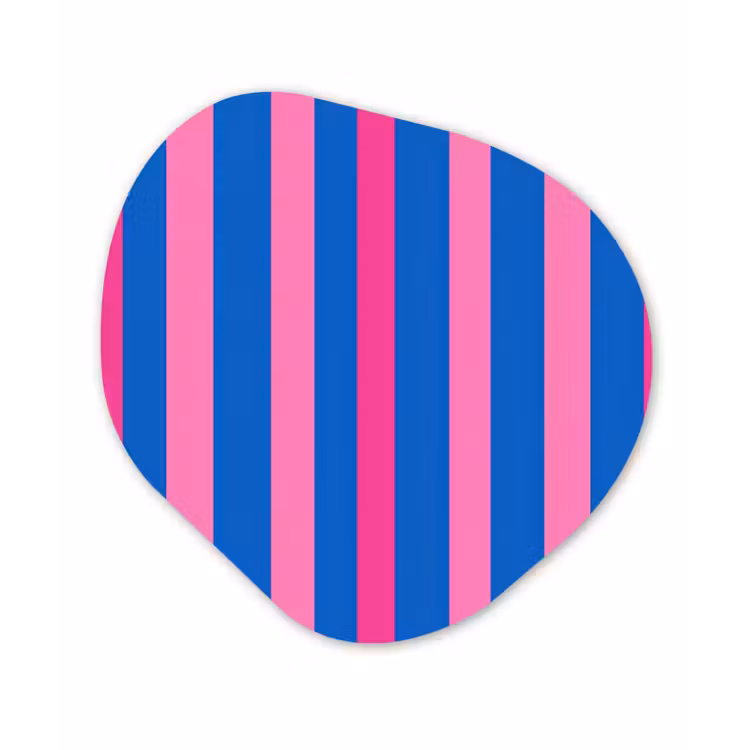 Organisch schilderij - Forex - Modern - Optisch - Roze — 1