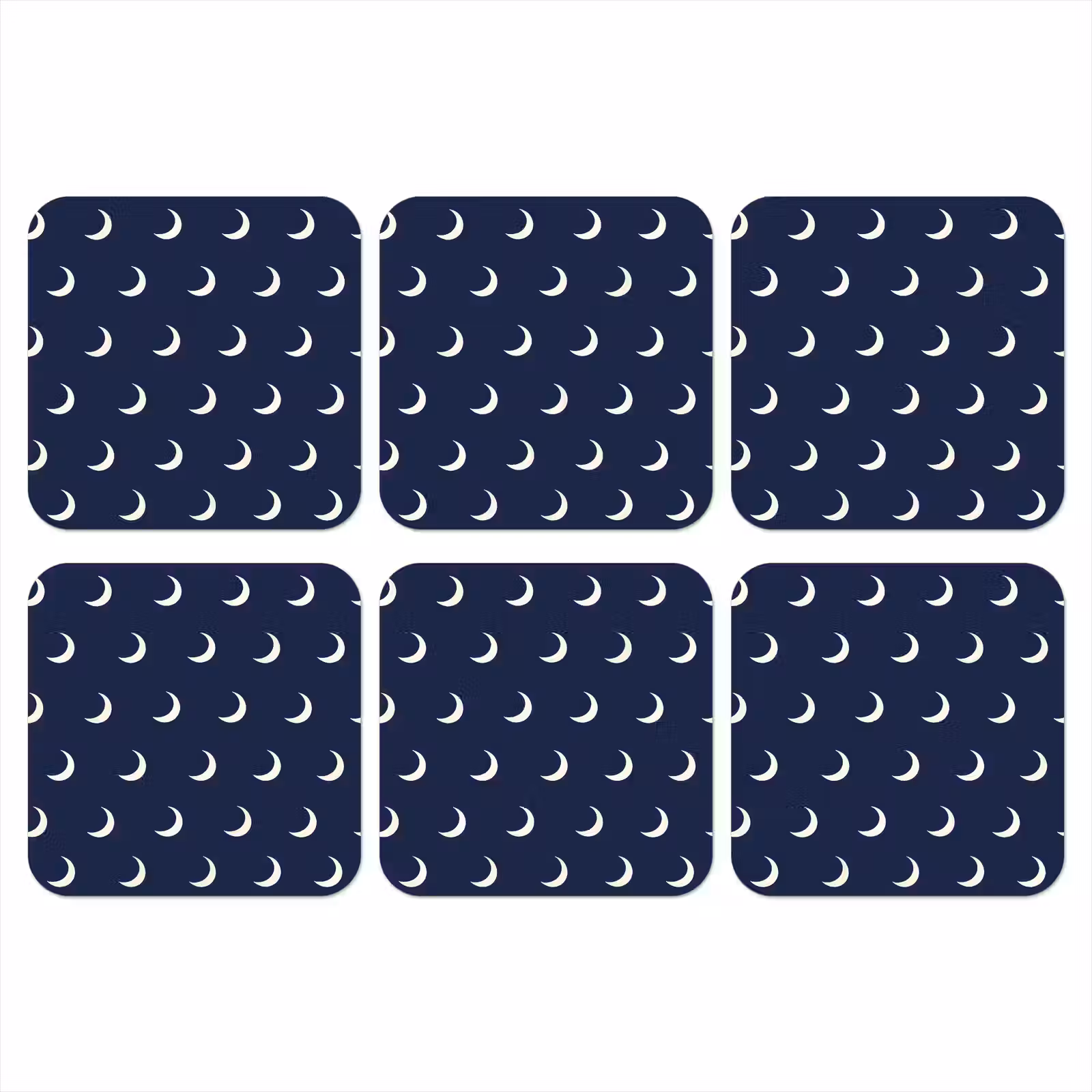 Onderzetter - Patroon - Manen - Blauw — 1