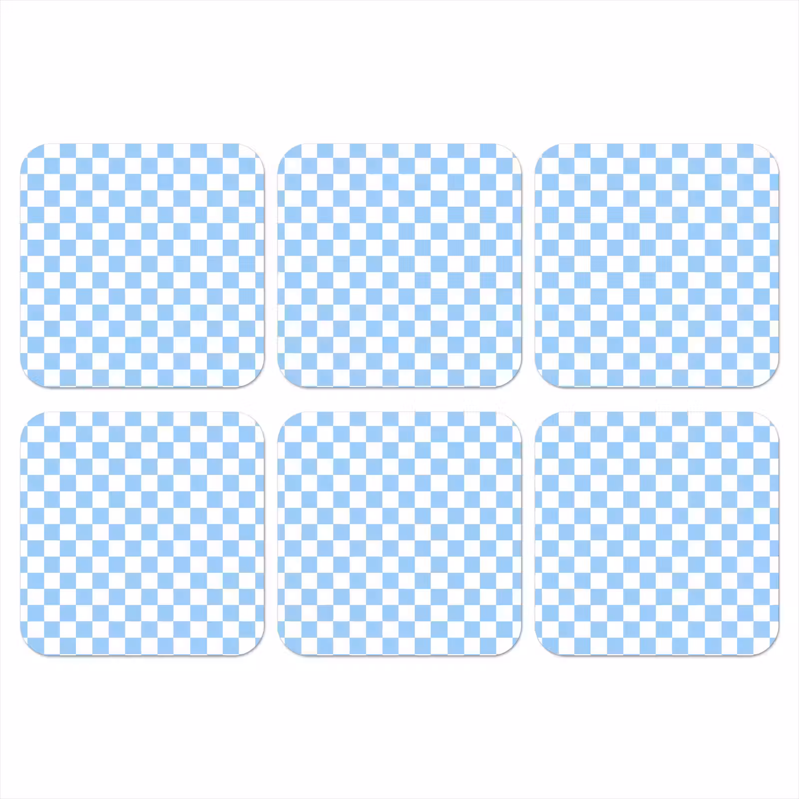 Onderzetter - Schaakbord - Klassiek - Blauw — 1