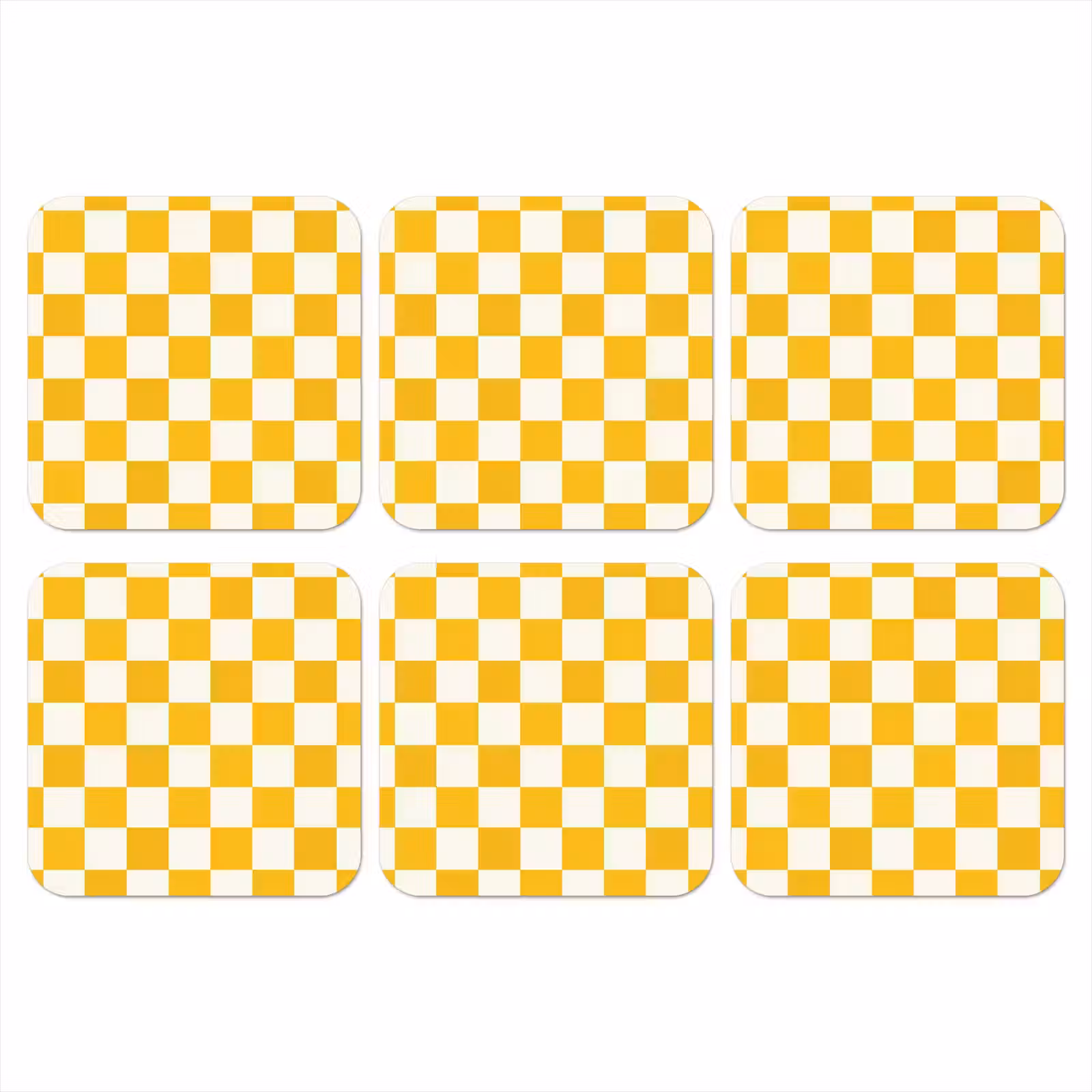 Onderzetter - Traditioneel - Patroon - Geel — 1