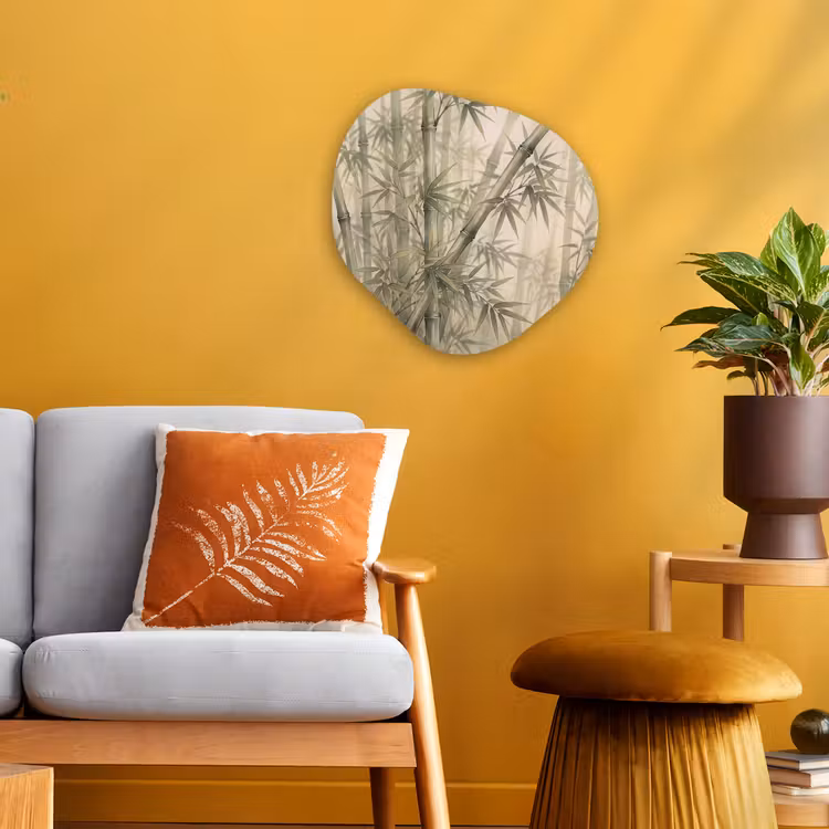 Organisch schilderij - Forex - Bamboe - Bladeren - Aziatisch - Groen - Natuur — 3