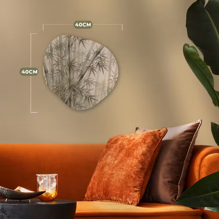 Organisch schilderij - Forex - Bamboe - Bladeren - Aziatisch - Groen - Natuur — 4