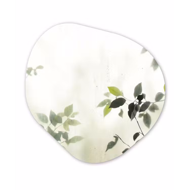 Organisch schilderij - Forex - Blad - Schaduw - Natuur - Abstract - Groen — 1