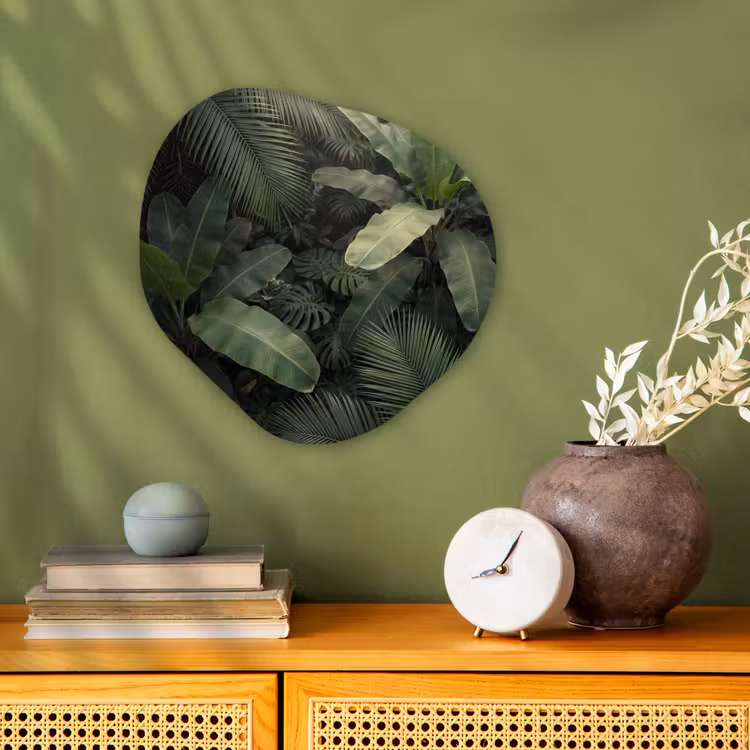 Organisch schilderij - Forex - Bladeren - Groen - Tropisch - Natuur — 2