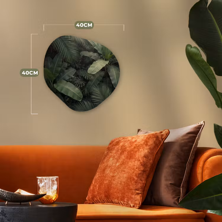 Organisch schilderij - Forex - Bladeren - Groen - Tropisch - Natuur — 4