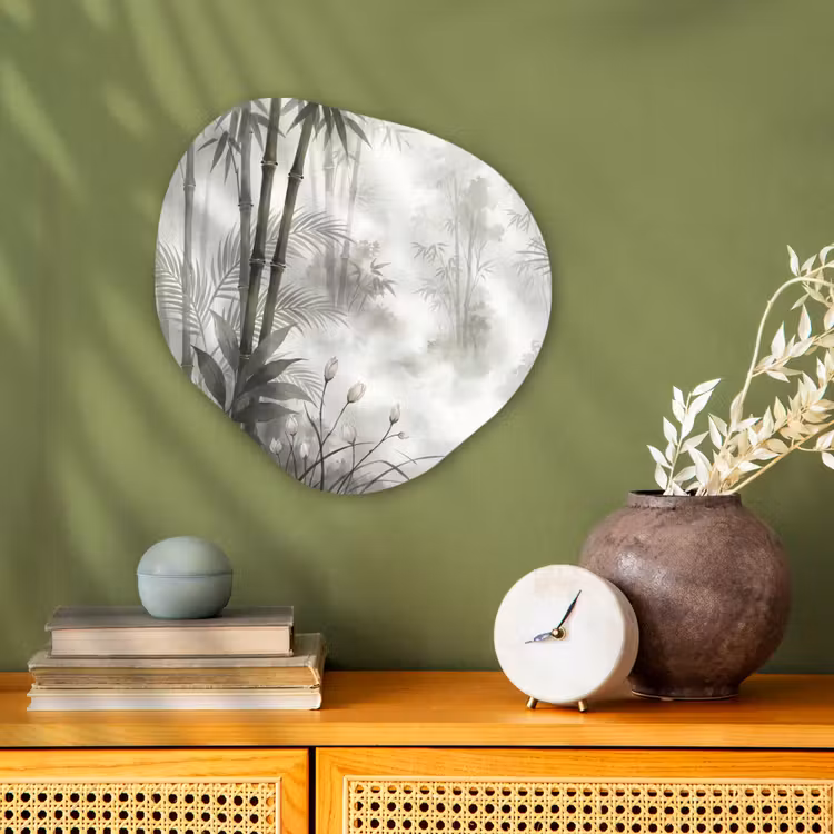 Organisch schilderij - Forex - Bloemen - Knop - Tuin - Illustratie - Wit — 2