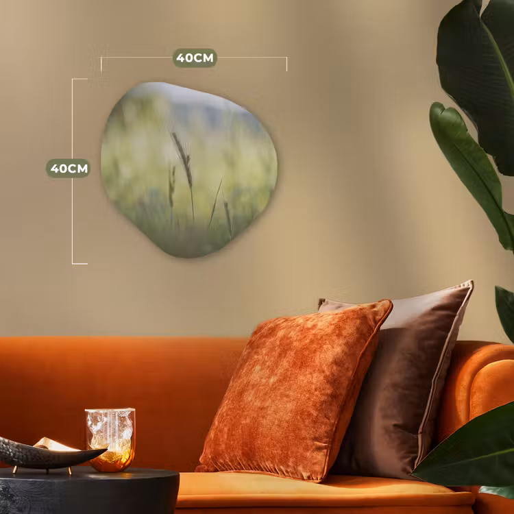 Organisch schilderij - Forex - Graan - Aar - Natuur - Groen - Detail — 4